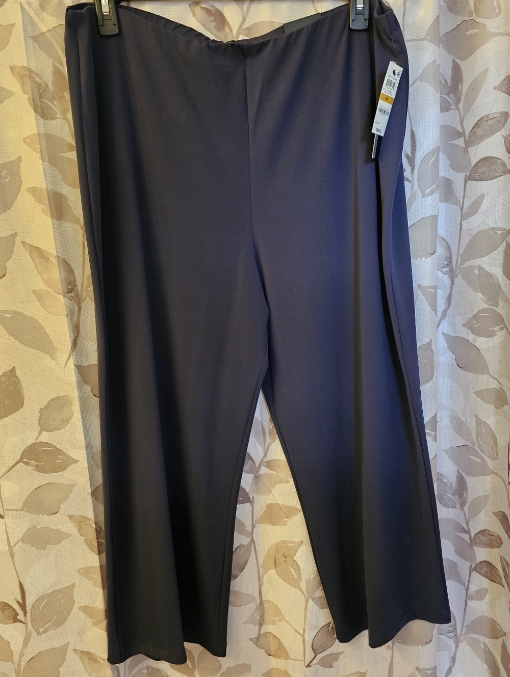 Alfani Culotte Women's Slacks Dress Pants Navy Blue Size 3x Stretch Nwt Short